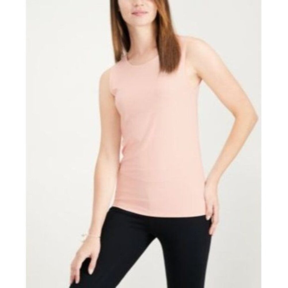 AM-2435 Alfani Sleeveless Layering Tank Top Pink Size XXL